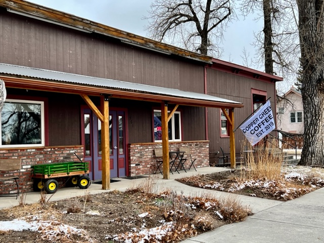 Front of Copper Creek Coffee's new location